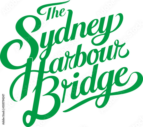 The Sydney Harbour Bridge.