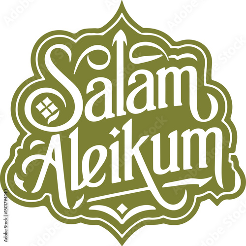 Salam Aleikum Islamic Greeting.