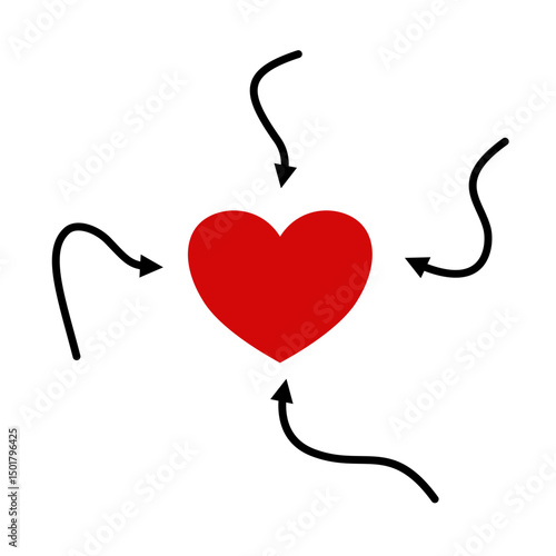 hand drawn arrows.