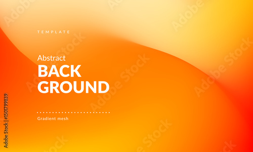 Abstract liquid background. Gradient mesh. Effect blend bright color. Blurred fluid colorful mix. Modern design template for web cover, header, ad banner, poster, brochure, flyer. EPS vector image