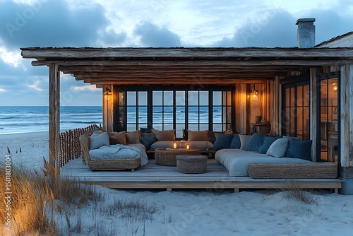 Rustic Beachfront Cabin Perfect Summer Getaway image