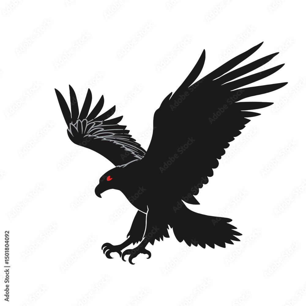 Obraz premium eagle on white background