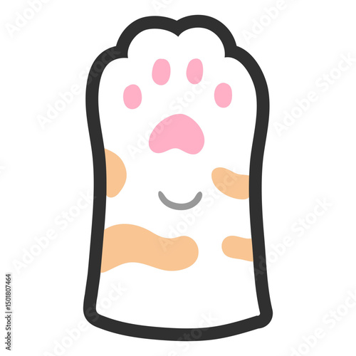 Cute cat paw 