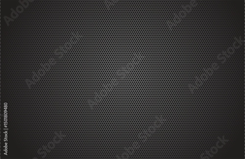 Black Honeycomb Hexagon Background with Gradient – Abstract Geometric Dark Texture Design