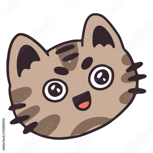 Self esteem cute cat icon
