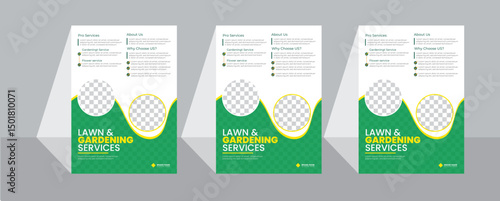 Fresh agro based flyer template with minimalistic design & colour
