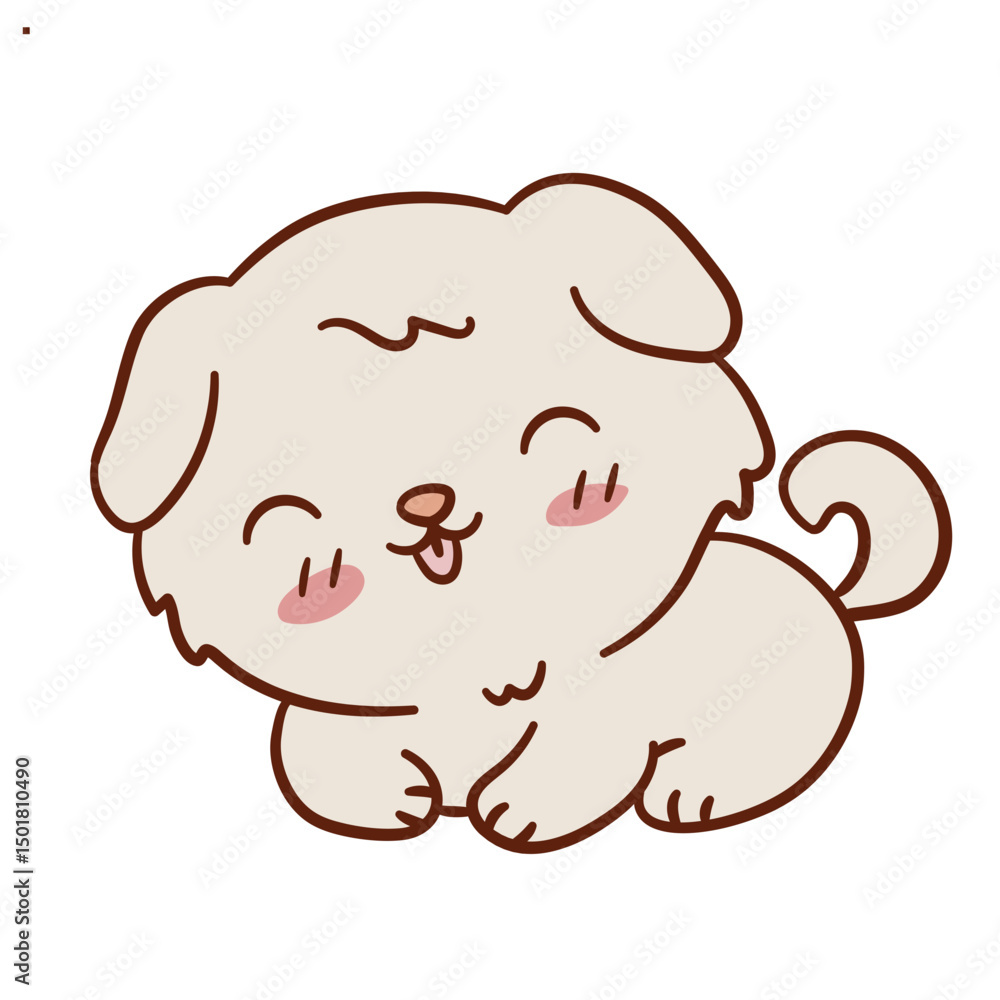 Kawaii dog sticker Kawaii dog sticker