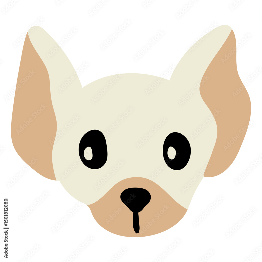 Fototapeta premium Chihuahua dog face