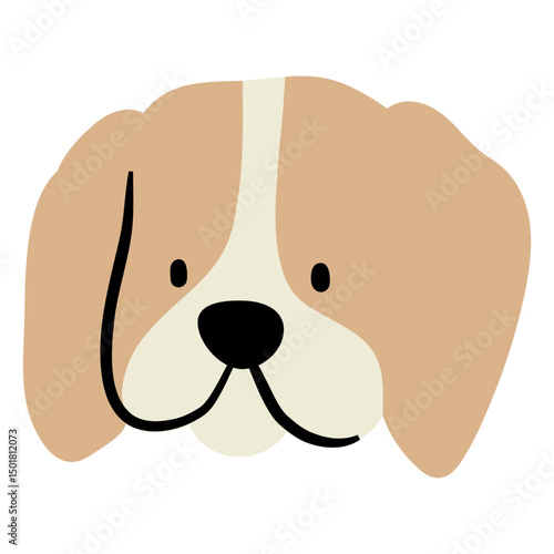 Cute beagle puppy design