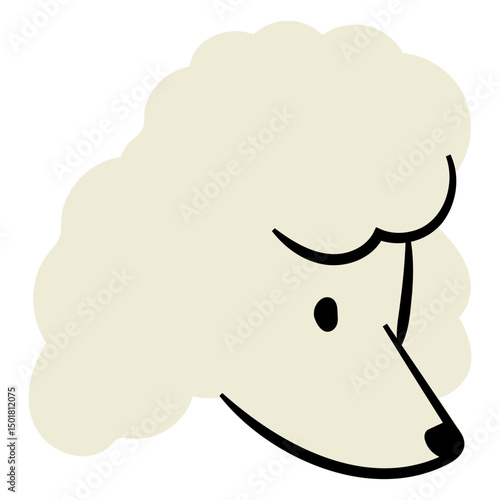 Cute poodle dog design