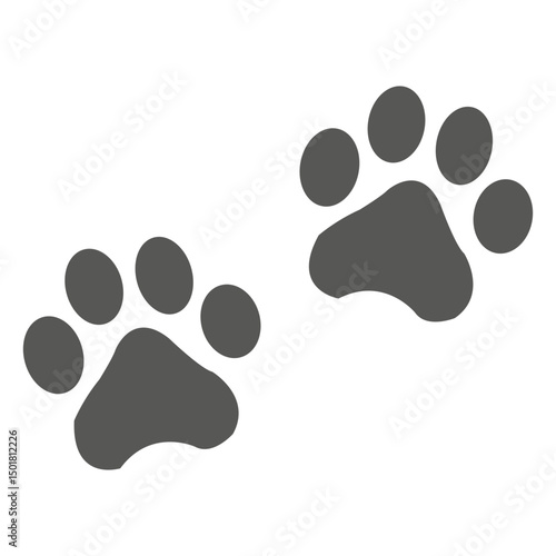Cat footprint icon