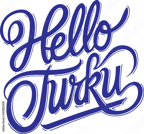 Hello Turku Hand Lettering.