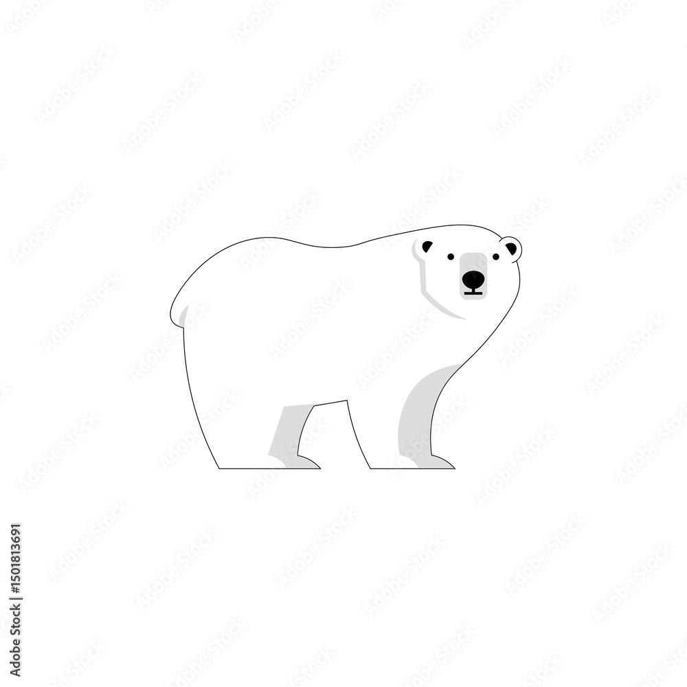 polar bear vector illustration polar bear vector illustration