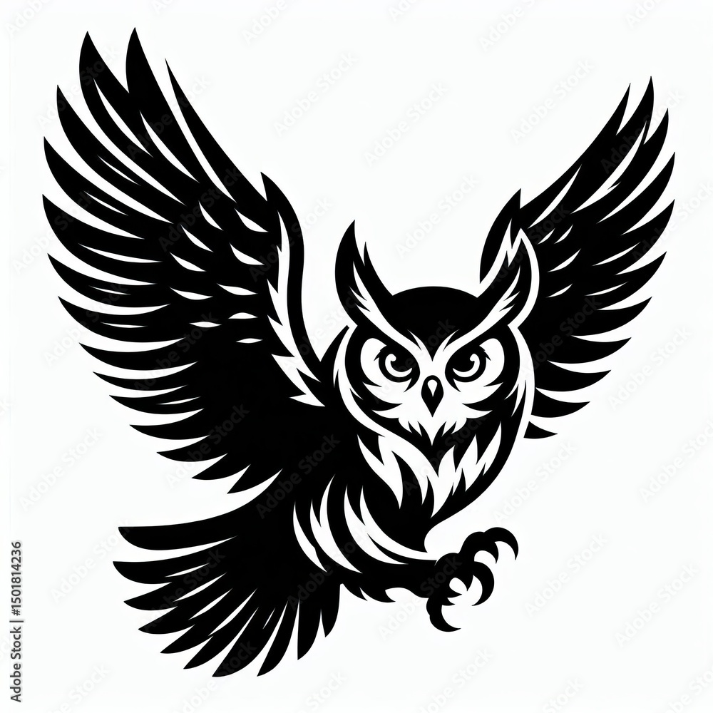 Obraz premium Owl Silhouette
