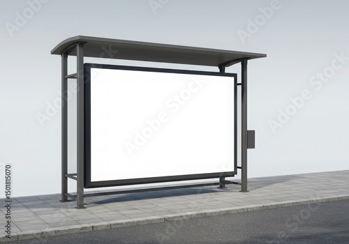 Wallpaper Mural Mockup of Big blank billboard on the street Torontodigital.ca