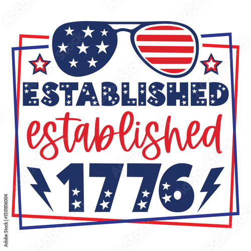 Established 1776 SVG Art & Illustration