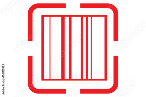 Barcode isolated on white background. Barcode scratched vector illustration , barcode icon for selling, Product Barcode, Trendy bar code for web icon