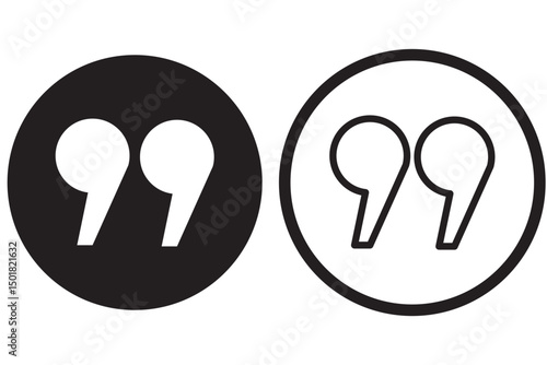 Comma, comma icon, punctuation mark. Set of black comma signs isolated on white. Vector, cartoon illustration. Vector.