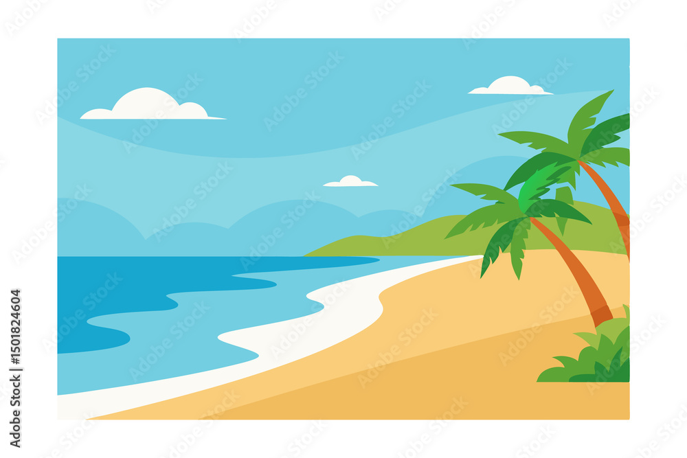 Fototapeta premium tropical beach background