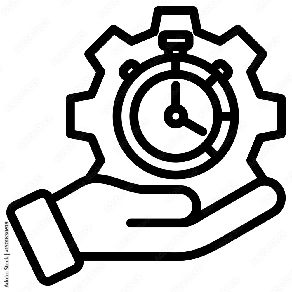 Time Allocation Icon Time Allocation Icon