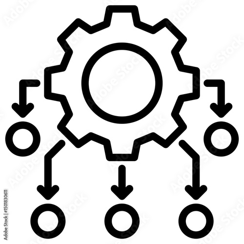 Resource Allocation Icon