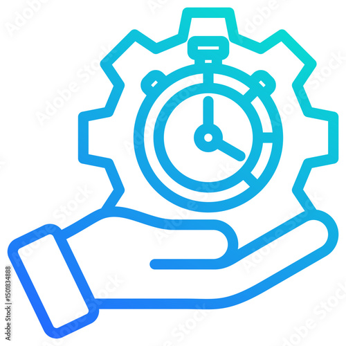 Time Allocation Icon