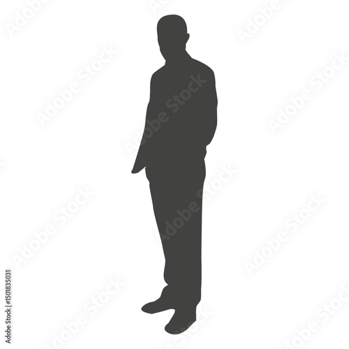 Business executive looking aside