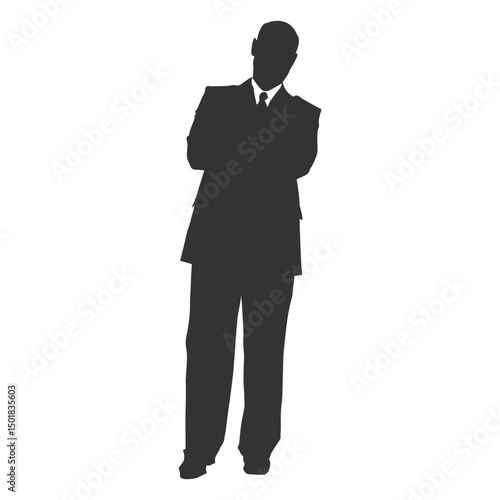 Business executive standing