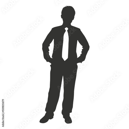 Businessman standing casual