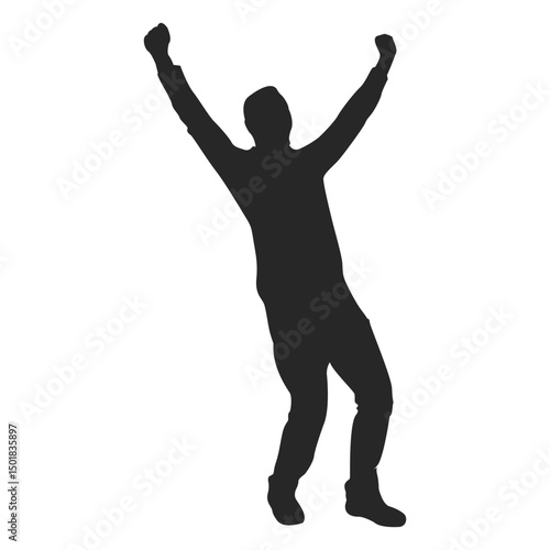 Executive celebrating success 1