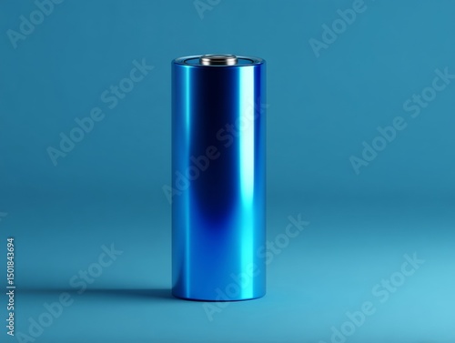 Wallpaper Mural A blue battery on a blue background Torontodigital.ca