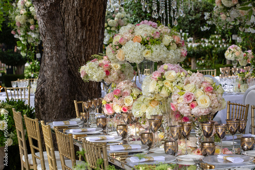 centro de flores decoración boda
