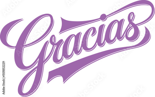 Gracias - Thank You in Spanish.