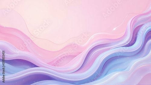 Pastel Waves: Soft Abstract Flow