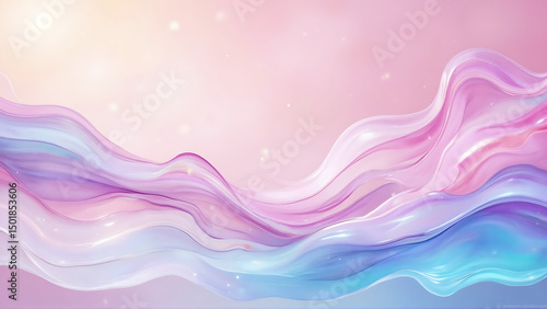 Pastel Waves: Soft Abstract Flow