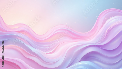Pastel Waves: Soft Abstract Flow