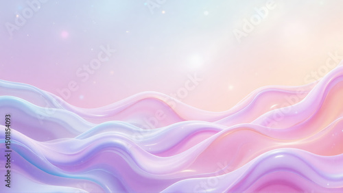 Pastel Waves: Soft Abstract Flow