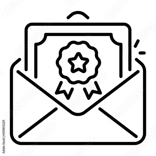 A line style icon of nomination