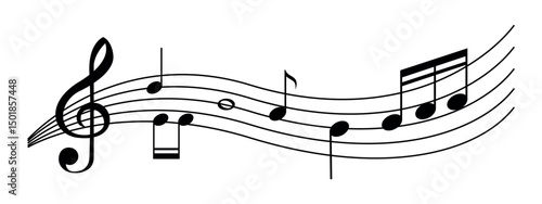 Set Vector music notes