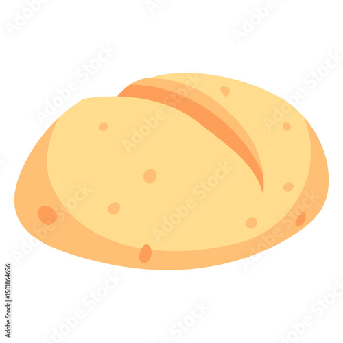 Bread milk loaf flat