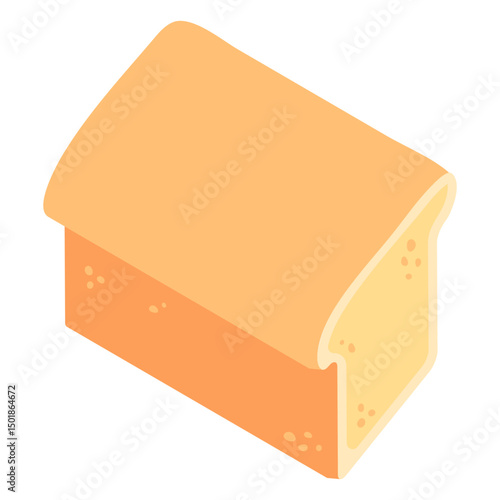 Bread white flat