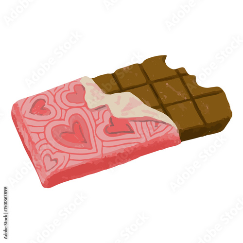 Valentine's day chocolate icon