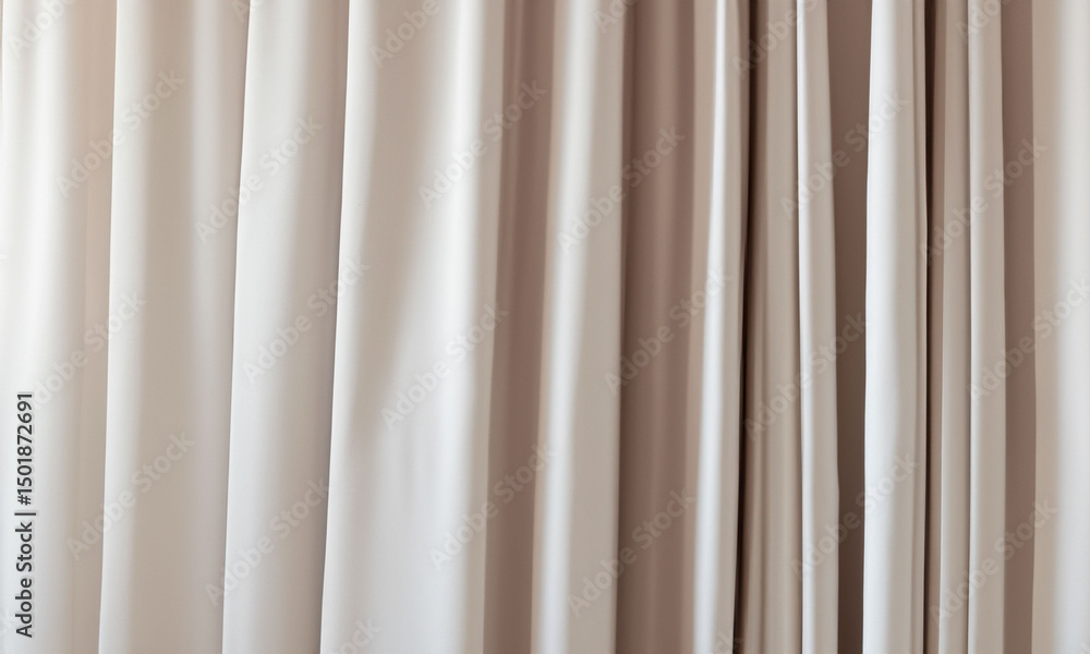 Obraz premium Minimalist full frame curtain specially designed for use by decorators and architects
