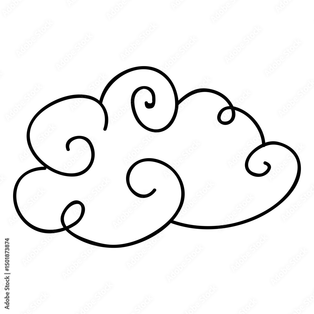 Cloud sky doodle Cloud sky doodle