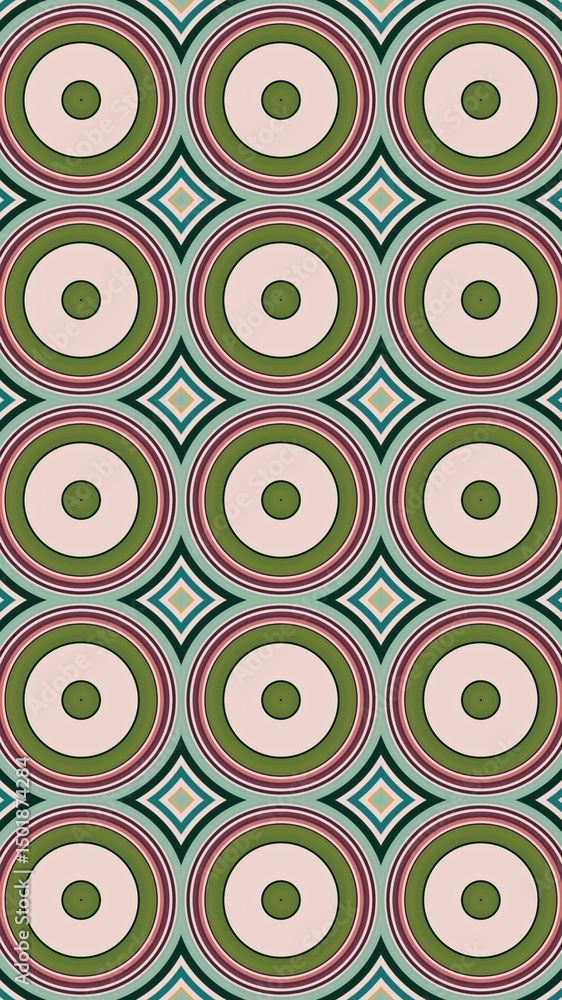 Fototapeta premium circle motif, circle pattern, symmetrical, circle lines, wall wallpaper, HD