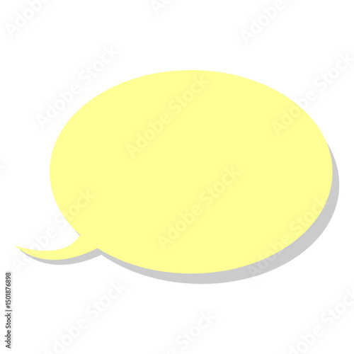 Speach comic dialogue balloon