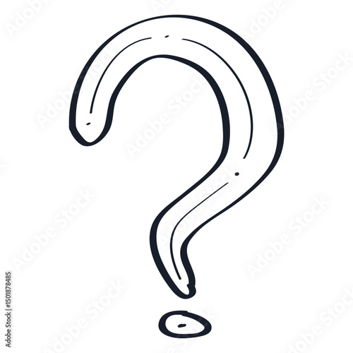 Question mark doodle