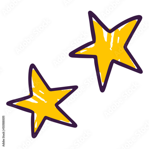 Stars decoration doodle