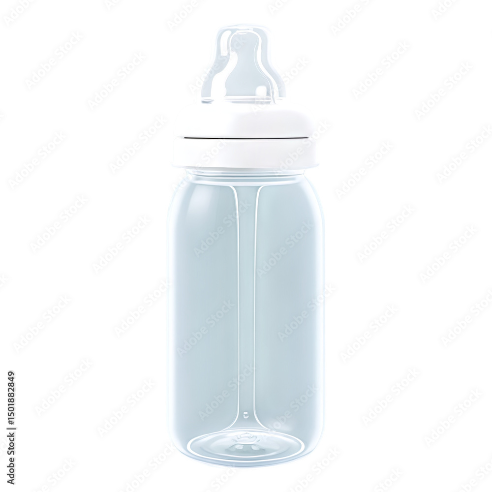 Baby Bottle isolated on transparent background