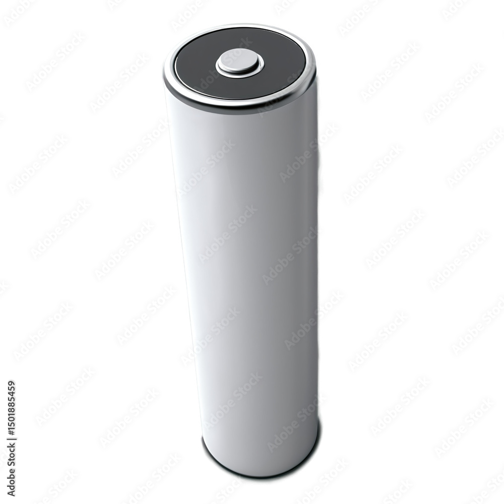 Battery isolated on transparent background